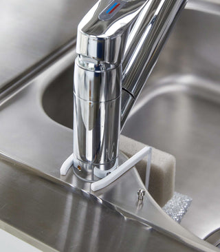 Faucet-Hanging Sponge Holder - Double - Steel - By Baano