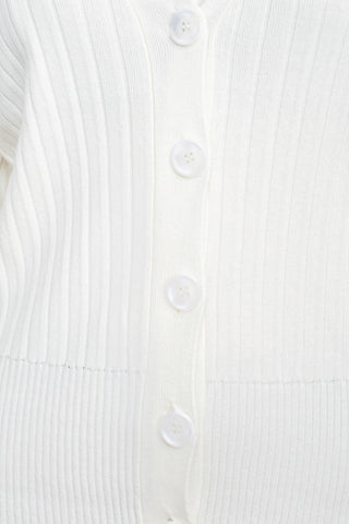 Cyrus V-Neck Button Down Long Sleeve Knit Cardigan - By Baano