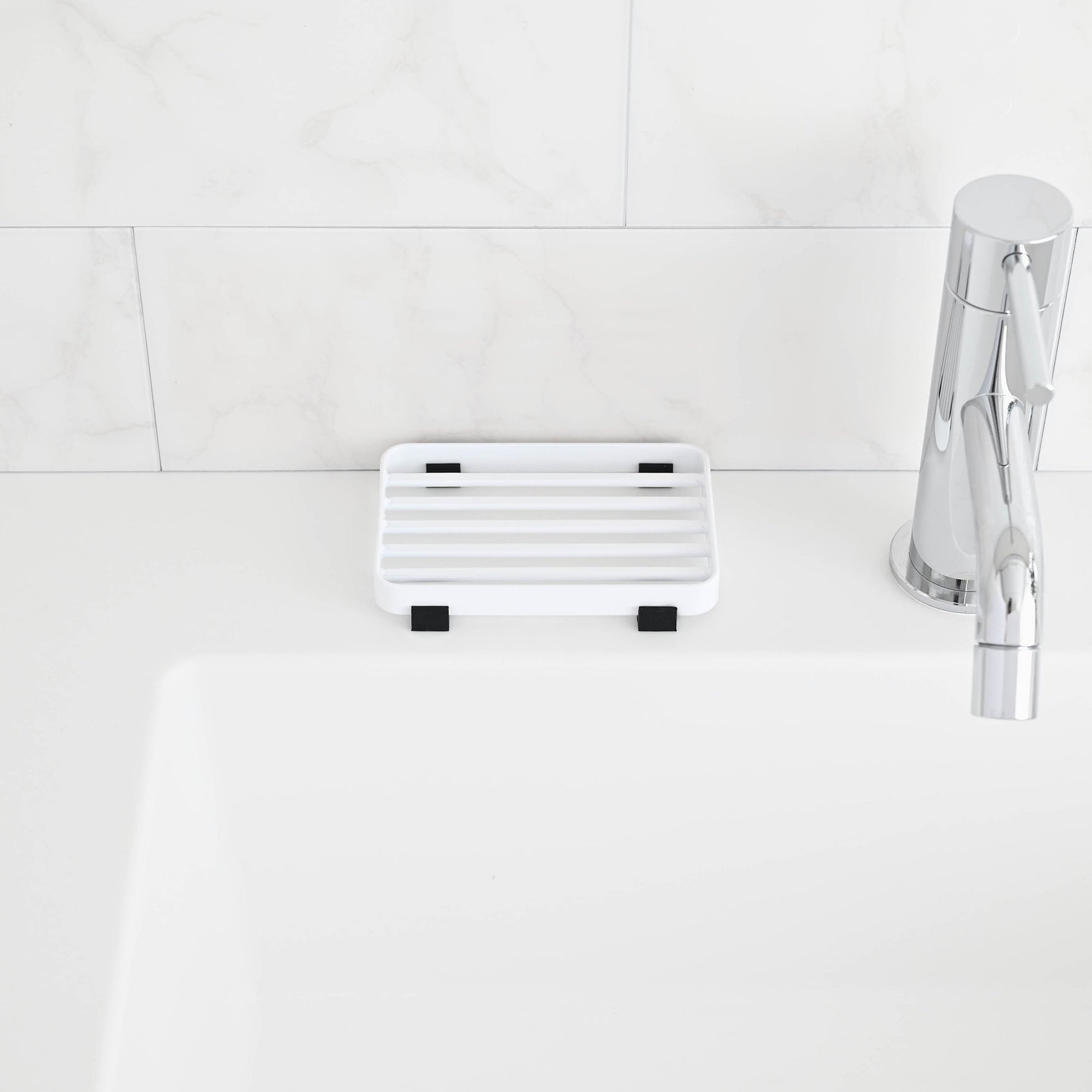 Slotted Soap Tray - Steel - By Baano