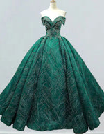 Women's Off-Shoulder Lace Ball Gown | Elegant Evening & Prom Dress