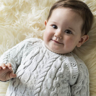 Organic Cable Knit Sweater Romper - Glamourous Grace