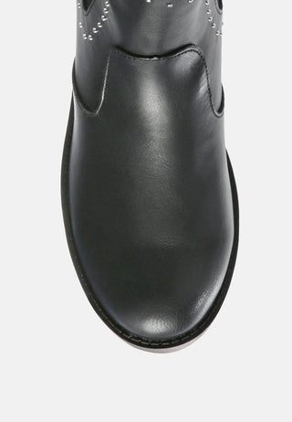 cadenza studded ankle boots