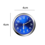 Car Clock Ornament Auto Watch Decoration Automobiles  Car Dashboard Clock Cars Air Vent Clip Quartz Clocks Mini Luminous Quartz Analog Watch Universal Pocket Stick-On Clock Perfect Interior Dashboard Time Display Digital Pointer Clock In Car Accessories Stevvex