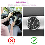 Car Clock Ornament Auto Watch Decoration Automobiles  Car Dashboard Clock Cars Air Vent Clip Quartz Clocks Mini Luminous Quartz Analog Watch Universal Pocket Stick-On Clock Perfect Interior Dashboard Time Display Digital Pointer Clock In Car Accessories Stevvex
