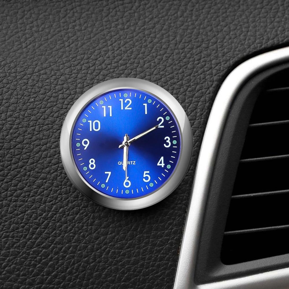 Car Clock Ornament Auto Watch Decoration Automobiles  Car Dashboard Clock Cars Air Vent Clip Quartz Clocks Mini Luminous Quartz Analog Watch Universal Pocket Stick-On Clock Perfect Interior Dashboard Time Display Digital Pointer Clock In Car Accessories Stevvex