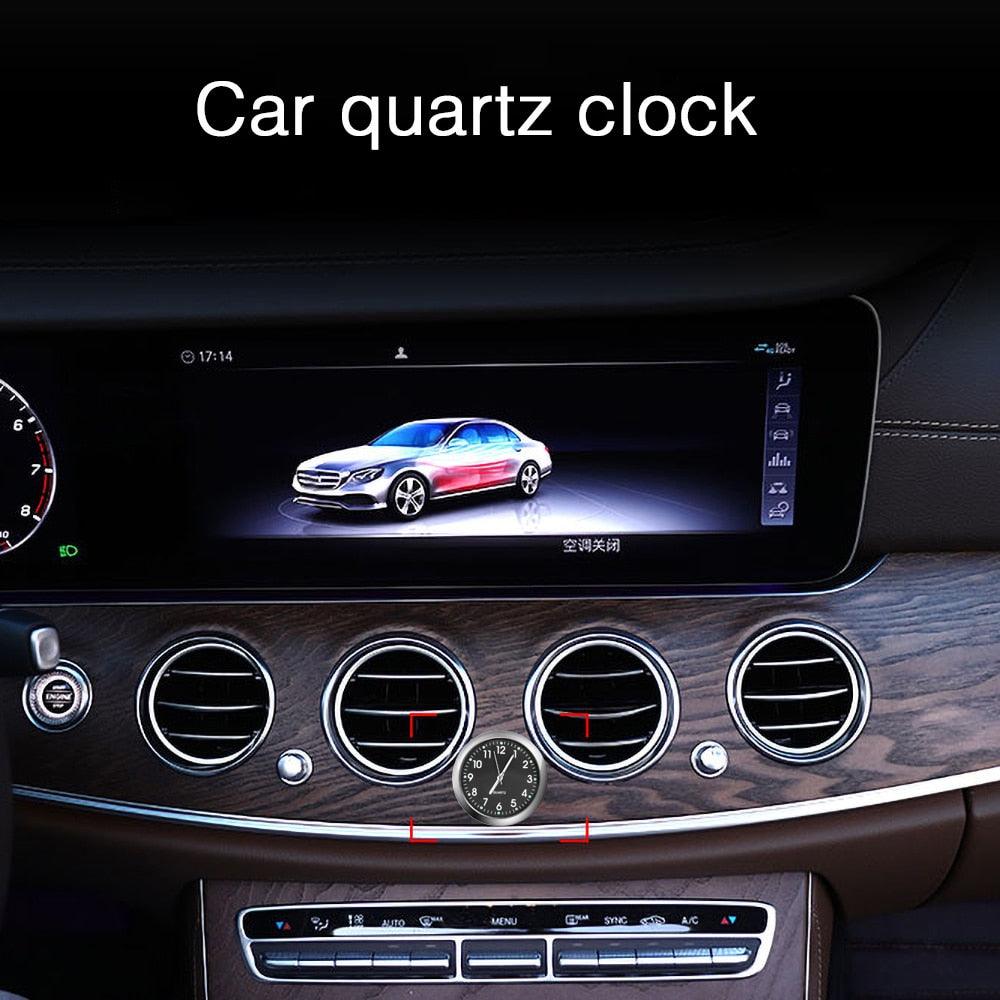 Car Clock Ornament Auto Watch Decoration Automobiles  Car Dashboard Clock Cars Air Vent Clip Quartz Clocks Mini Luminous Quartz Analog Watch Universal Pocket Stick-On Clock Perfect Interior Dashboard Time Display Digital Pointer Clock In Car Accessories Stevvex
