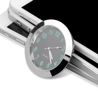 Car Clock Ornament Auto Watch Decoration Automobiles  Car Dashboard Clock Cars Air Vent Clip Quartz Clocks Mini Luminous Quartz Analog Watch Universal Pocket Stick-On Clock Perfect Interior Dashboard Time Display Digital Pointer Clock In Car Accessories Stevvex