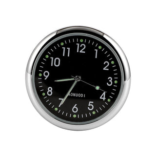 Car Clock Watch Indoor Automobiles Stick-In  Luminous Quartz Analog Watch Universal Pocket Mini Stick-On Clock for Car Boat Bike Home Watch Decoration Accessories Stevvex
