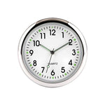 Car Clock Watch Indoor Automobiles Stick-In  Luminous Quartz Analog Watch Universal Pocket Mini Stick-On Clock for Car Boat Bike Home Watch Decoration Accessories Stevvex