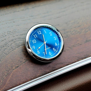 Car Clock Watch Indoor Automobiles Stick-In  Luminous Quartz Analog Watch Universal Pocket Mini Stick-On Clock for Car Boat Bike Home Watch Decoration Accessories Stevvex