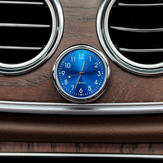 Car Clock Watch Indoor Automobiles Stick-In  Luminous Quartz Analog Watch Universal Pocket Mini Stick-On Clock for Car Boat Bike Home Watch Decoration Accessories Stevvex