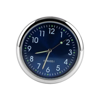 Car Clock Watch Indoor Automobiles Stick-In  Luminous Quartz Analog Watch Universal Pocket Mini Stick-On Clock for Car Boat Bike Home Watch Decoration Accessories Stevvex