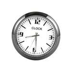 Car Clock Watch Indoor Automobiles Stick-In  Luminous Quartz Analog Watch Universal Pocket Mini Stick-On Clock for Car Boat Bike Home Watch Decoration Accessories Stevvex
