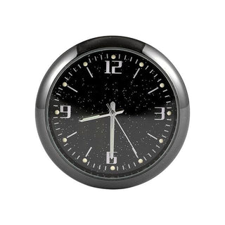 Car Clock Watch Indoor Automobiles Stick-In  Luminous Quartz Analog Watch Universal Pocket Mini Stick-On Clock for Car Boat Bike Home Watch Decoration Accessories Stevvex