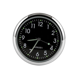 Car Clock Watch Indoor Automobiles Stick-In  Luminous Quartz Analog Watch Universal Pocket Mini Stick-On Clock for Car Boat Bike Home Watch Decoration Accessories Stevvex