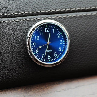 Car Clock Watch Indoor Automobiles Stick-In  Luminous Quartz Analog Watch Universal Pocket Mini Stick-On Clock for Car Boat Bike Home Watch Decoration Accessories Stevvex