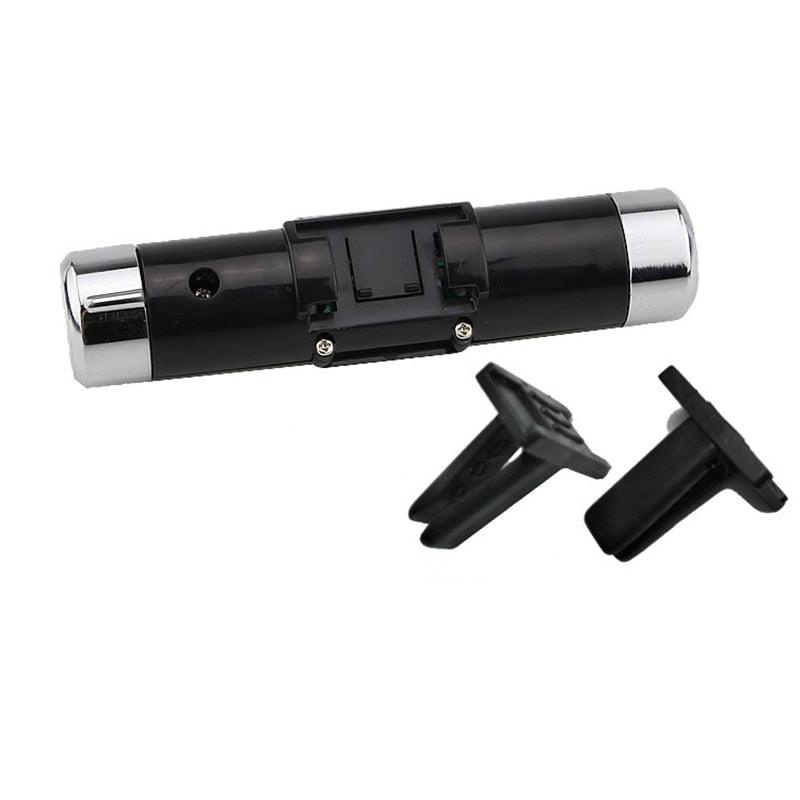 Car Digital Clock Temperature Display Electronic Clock Car Temperature Clock Universal Auto Dashboard Digital Clocks with Black Light And LCD Screen Adjustable Vehicle Temperature Thermometer Auto Electronic Clock LED Backlight Digital Display Clock Stevvex