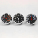 Car Interior Mini Quartz Watch Clock  Mini Clock Car Dashboard Clocks Luminous Car Clock Pocket Stick-On Clock Cars Air Vent Clip Quartz Clocks Vehicle Dashboard Clock Mini Vehicle Clock Car Pocket Clock for Cars  Hygrometer Thermometer Dashboard Ornament Stevvex