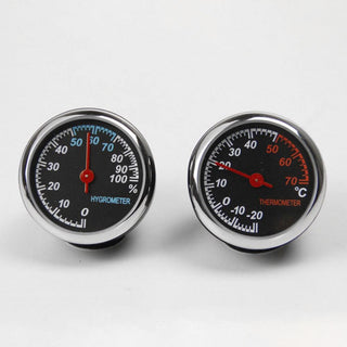 Car Interior Mini Quartz Watch Clock  Mini Clock Car Dashboard Clocks Luminous Car Clock Pocket Stick-On Clock Cars Air Vent Clip Quartz Clocks Vehicle Dashboard Clock Mini Vehicle Clock Car Pocket Clock for Cars  Hygrometer Thermometer Dashboard Ornament Stevvex