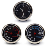 Car Interior Mini Quartz Watch Clock  Mini Clock Car Dashboard Clocks Luminous Car Clock Pocket Stick-On Clock Cars Air Vent Clip Quartz Clocks Vehicle Dashboard Clock Mini Vehicle Clock Car Pocket Clock for Cars  Hygrometer Thermometer Dashboard Ornament Stevvex