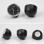 Car Interior Mini Quartz Watch Clock  Mini Clock Car Dashboard Clocks Luminous Car Clock Pocket Stick-On Clock Cars Air Vent Clip Quartz Clocks Vehicle Dashboard Clock Mini Vehicle Clock Car Pocket Clock for Cars  Hygrometer Thermometer Dashboard Ornament Stevvex