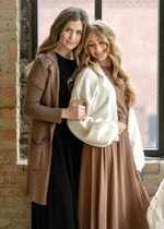 Casey Cap Sleeve Midi Dress Inherit Co.