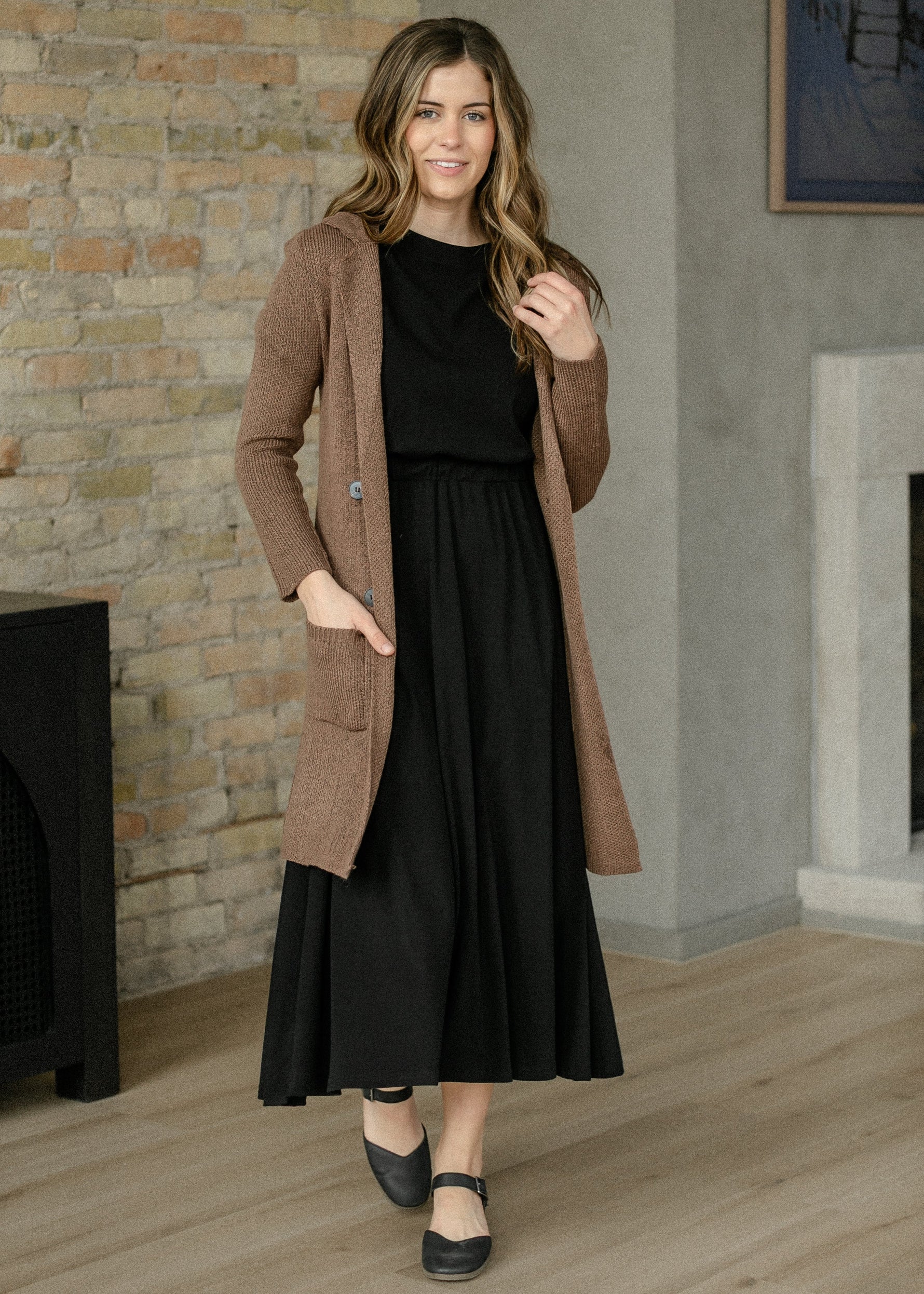 Casey Cap Sleeve Midi Dress Inherit Co.