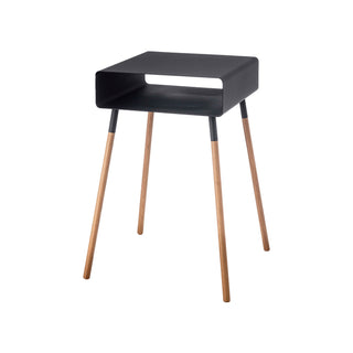 Storage Table - Tall (23" H)  - Steel + Wood - By Baano