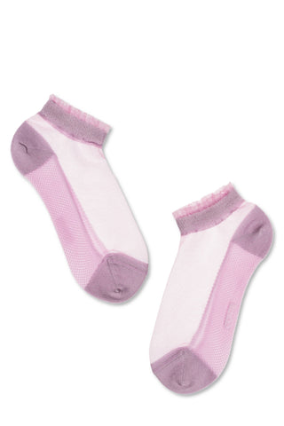 Ankle Socks Conte Active - 229 Transparent with Lurex - By Baano