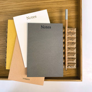 Charcoal Multi-color Edged Journals and Jotters - By Baano