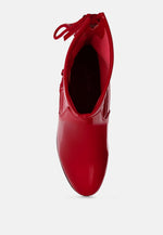 Cheer Leader Tassels Detail Ankle Boots