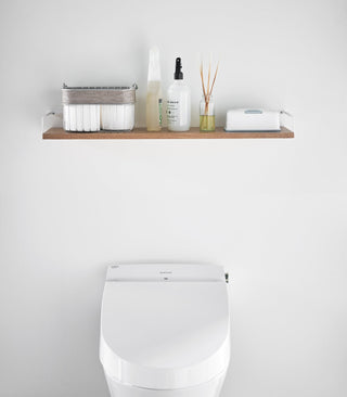 Wall-Mounted Shelf (3" H)  - Wood - By Baano
