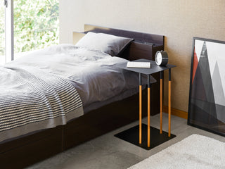 C Side Table (22" H)  - Steel + Wood - By Baano
