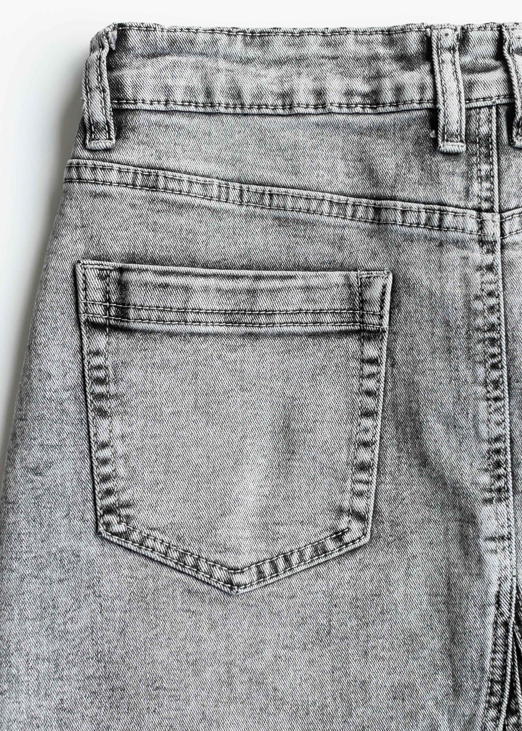 Claire A-line Denim Midi Skirt