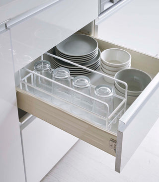 Glass and Mug Cabinet Organizer - Steel - By Baano