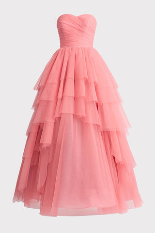 Compelling Love Strapless Maxi Dress - By Baano