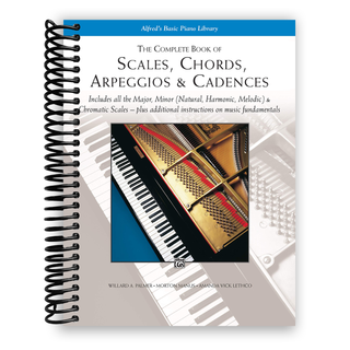 The Complete Book of Scales, Chords, Arpeggios & Cadences (Spiral Bound) - By Baano