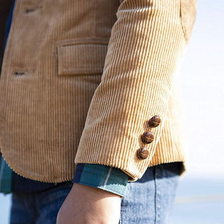 Organic Corduroy Blazer with Elbow Patches - Baby - Glamourous Grace