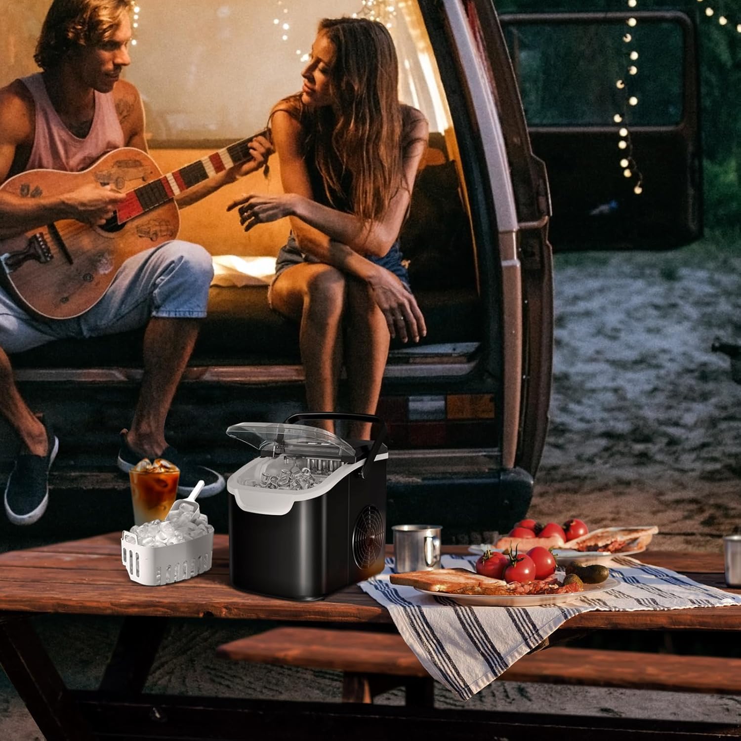 Countertop Ice Maker, 26 lbs/Day ice Production 58012RIM0