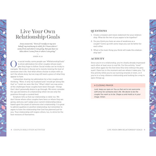 Couple's Bible Study Activities (Spiral Bound) - By Baano