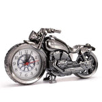 Creative Motorcycle Motorbike Pattern Non Ticking Analog Alarm Clock  Alarm Clock Desk Clock Creative Home Birthday Gift Cool Clock Stevvex