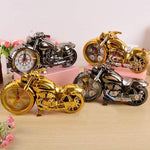 Creative Motorcycle Motorbike Pattern Non Ticking Analog Alarm Clock  Alarm Clock Desk Clock Creative Home Birthday Gift Cool Clock Stevvex