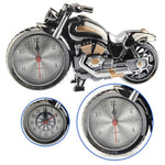 Creative Motorcycle Motorbike Pattern Non Ticking Analog Alarm Clock  Alarm Clock Desk Clock Creative Home Birthday Gift Cool Clock Stevvex