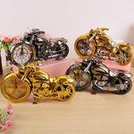Creative Motorcycle Motorbike Pattern Non Ticking Analog Alarm Clock  Alarm Clock Desk Clock Creative Home Birthday Gift Cool Clock Stevvex