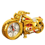 Creative Motorcycle Motorbike Pattern Non Ticking Analog Alarm Clock  Alarm Clock Desk Clock Creative Home Birthday Gift Cool Clock Stevvex