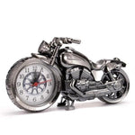 Creative Motorcycle Motorbike Pattern Non Ticking Analog Alarm Clock  Alarm Clock Desk Clock Creative Home Birthday Gift Cool Clock Stevvex