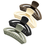 Crescent Moon Claw Hair Clip - 4 Pack