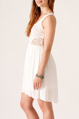 Crochet Back Dress