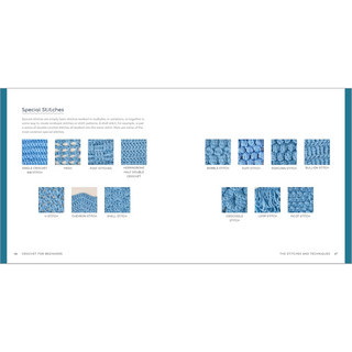 Crochet for Beginners: A Stitch Dictionary with Step-by-Step Illustrations and 10 Easy Projects (Spiral Bound) Lay it Flat Publishing Group