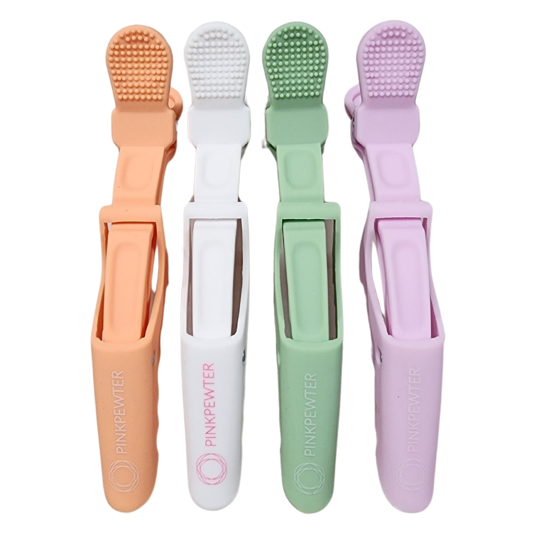 Professional Crocodile Grip No-Slip Sectioning Clips - 4pc